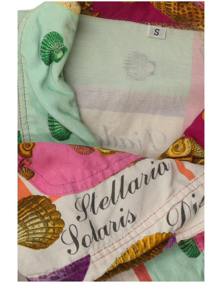 Винтажное женское болеро с графическим рисунком, Великобритания, 10 маленьких разноцветных вискозы