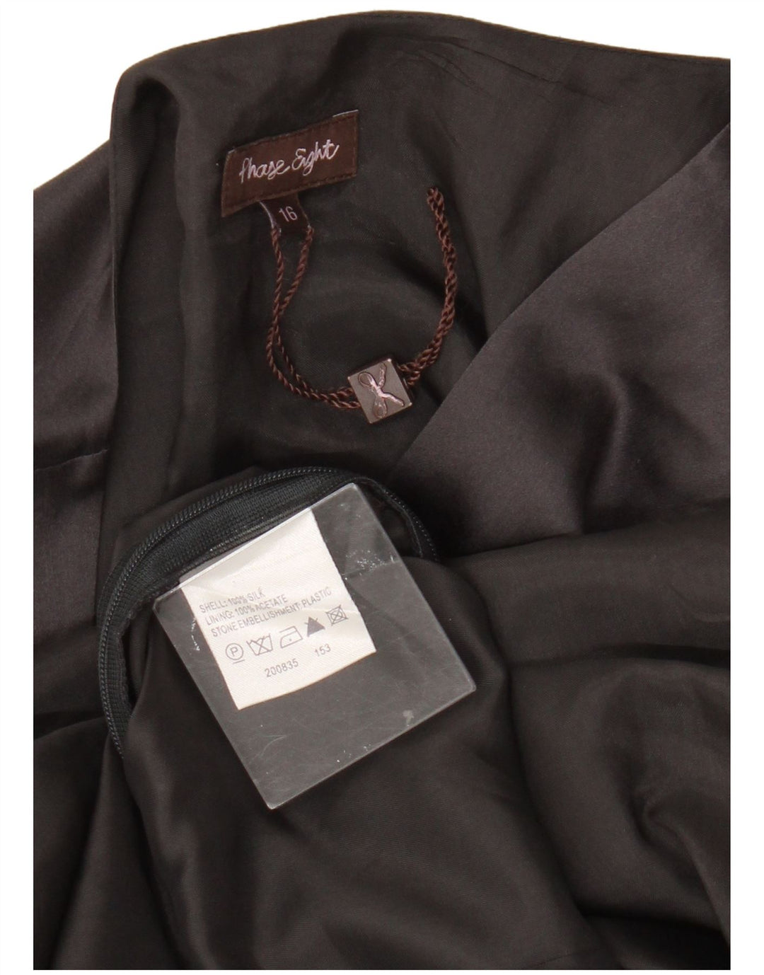 Женское платье А-силуэта без рукавов Phase Eight, Великобритания, 16, большой серый шелк