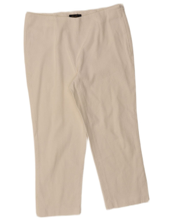 Брюки-капри женские Luisa Spagnoli IT 44 Medium W30 L21 Белый хлопок
