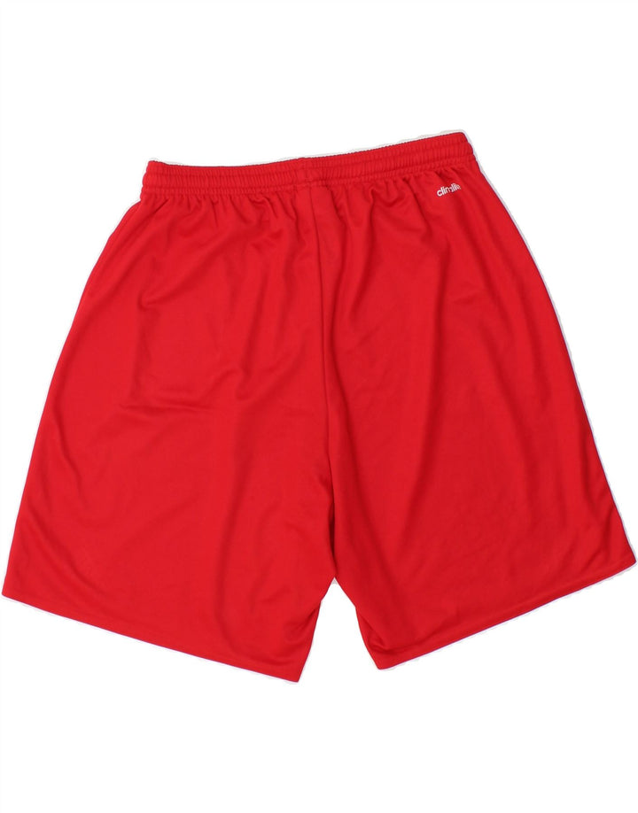 ADIDAS Mens Climalite Sport Shorts Medium  Red Polyester Vintage Adidas and Second-Hand Adidas from Messina Hembry 