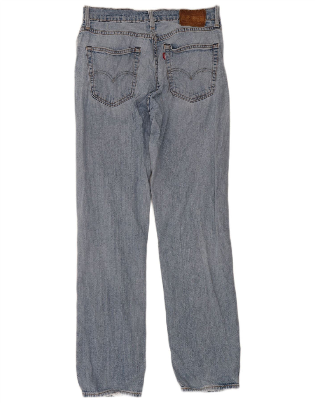 Мужские потертые прямые джинсы Levi's W32 L32, синий хлопок