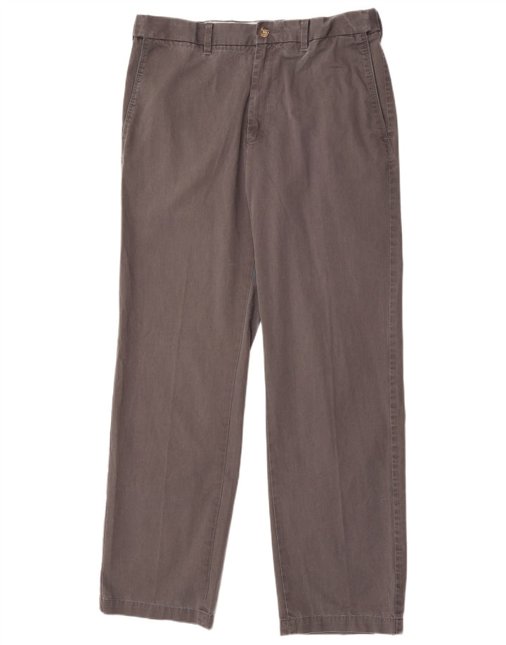 Мужские прямые брюки чинос Marks & Spencer Blue Harbour W34 L33 серые
