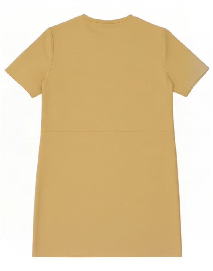 Женское платье прямого кроя Zara UK 14, средний желтый