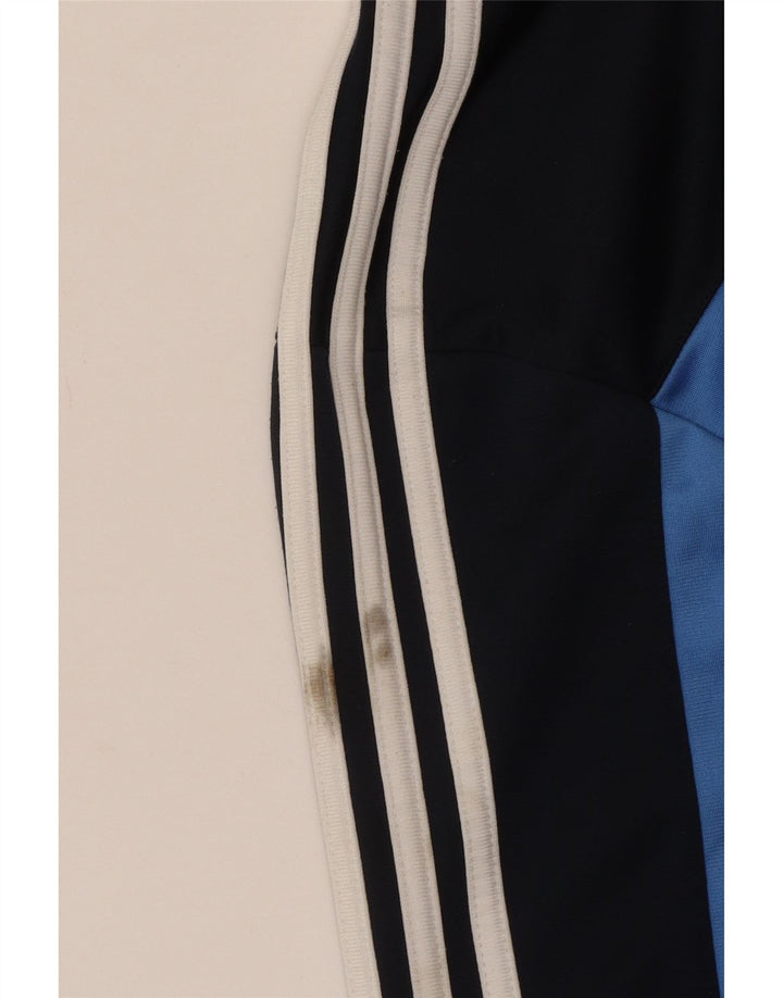 Мужской спортивный костюм Adidas, верхняя куртка, средний темно-синий, полиэстер с цветными блоками