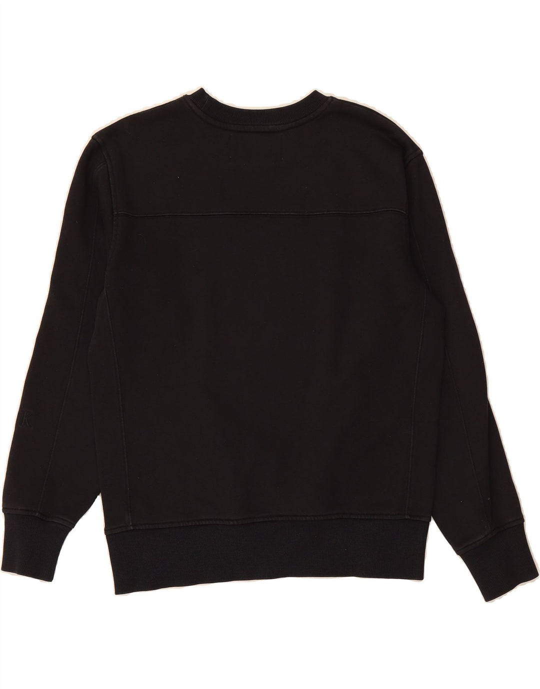 CALVIN KLEIN JEANS Mens Sweatshirt Jumper Medium Black Cotton Vintage Calvin Klein Jeans and Second-Hand Calvin Klein Jeans from Messina Hembry 