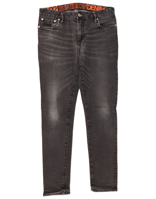 Мужские джинсы скинни Superdry W34 L29 Серый хлопок