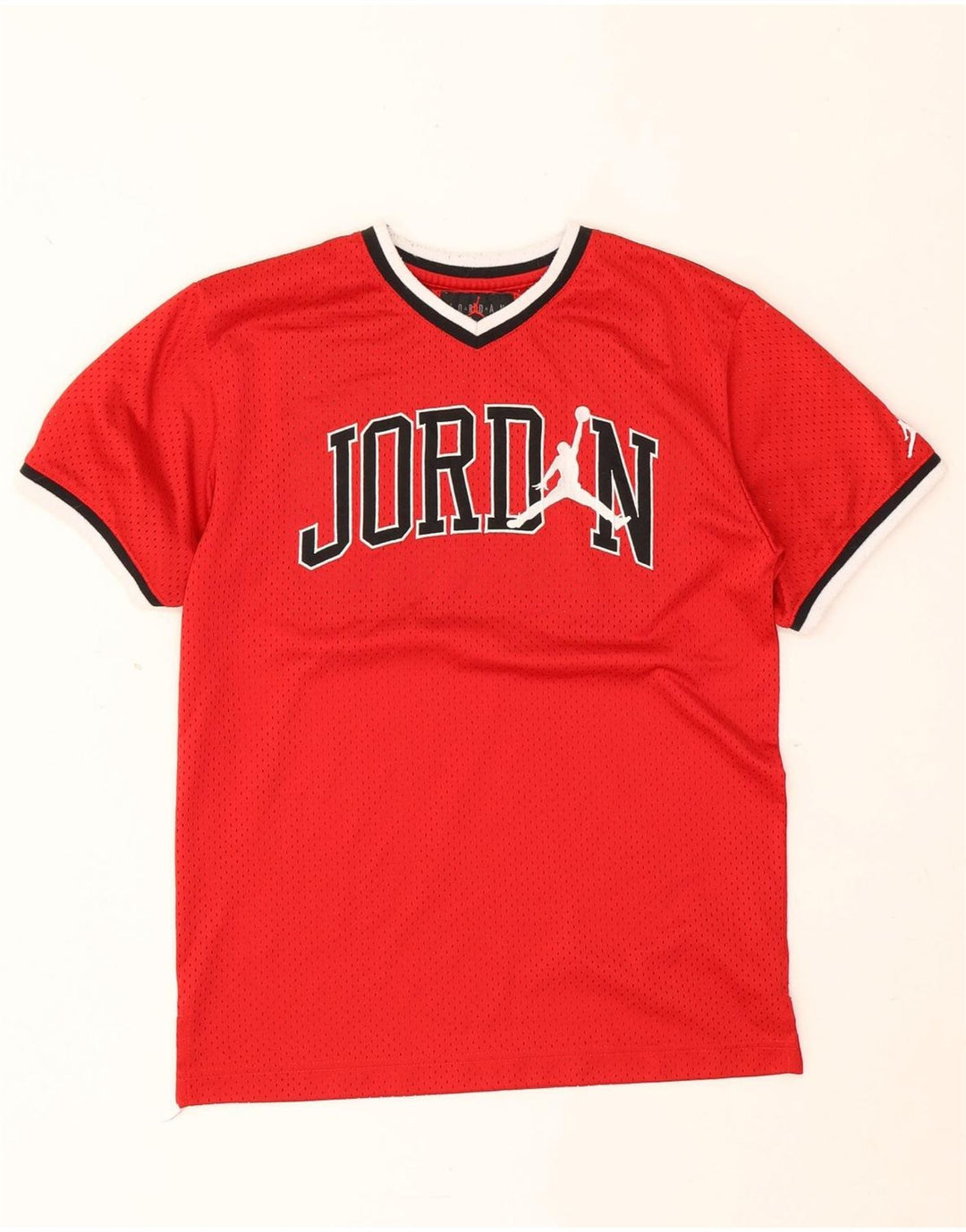 Футболка с рисунком Jordan для мальчиков, 12–13 лет, большая красная