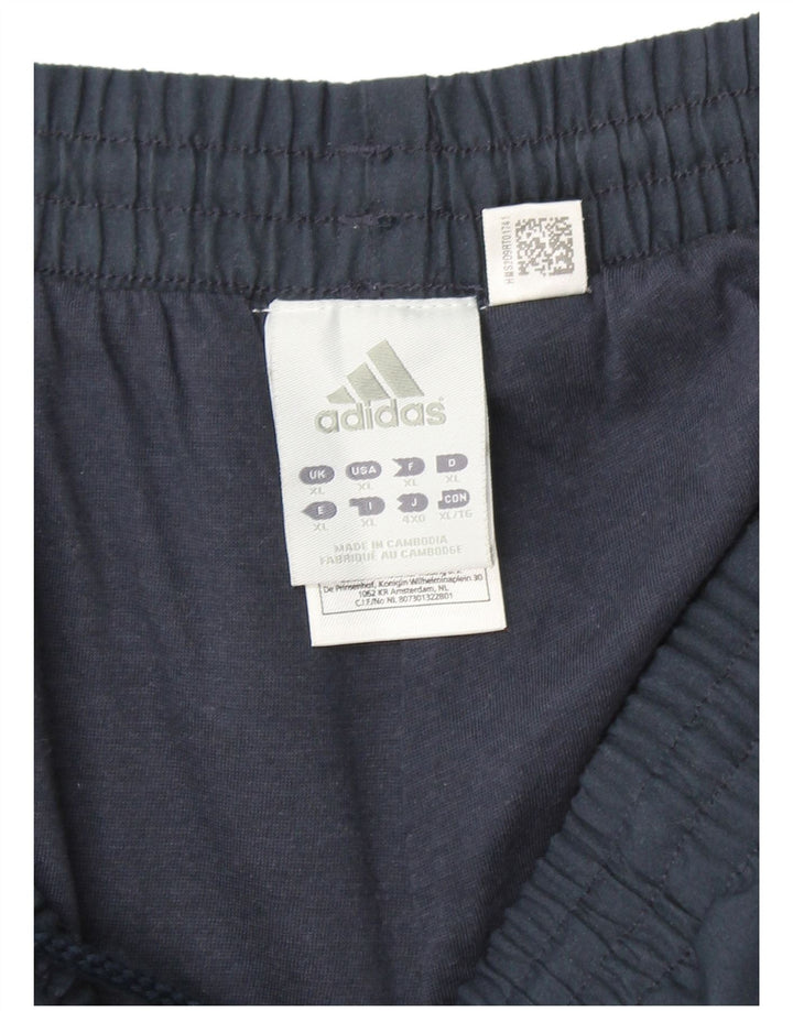 Мужские спортивные брюки ADIDAS Climalite XL, темно-синий, полиэстер