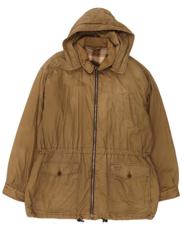 Мужская парка Joop с капюшоном IT 54 2XL Хаки Хлопок