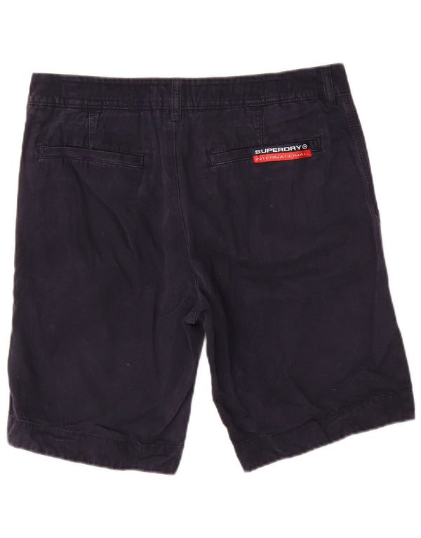 Мужские шорты чинос Superdry Medium W32 Темно-синие, хлопок