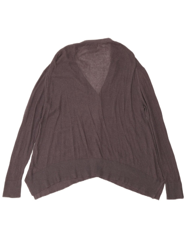 Женский кардиган MASSIMO DUTTI UK 14, хлопковый средний серый цвет