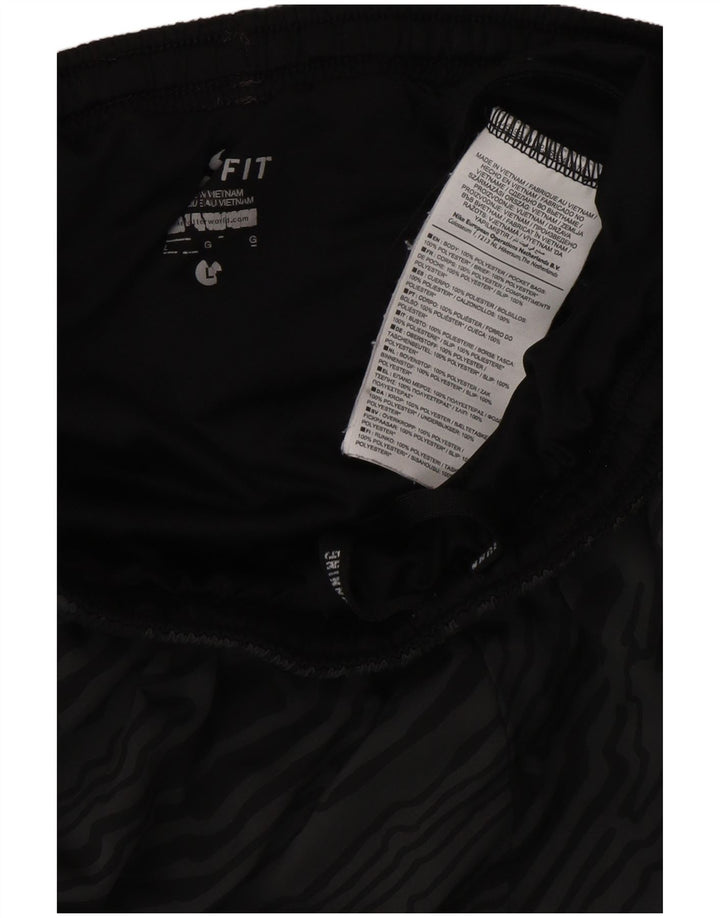 Мужские спортивные шорты NIKE Dri Fit с абстрактным узором, большие размеры, серый полиэстер