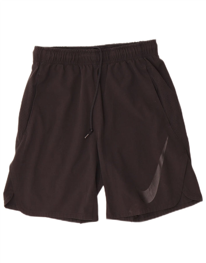 Мужские спортивные шорты Nike Dri Fit с графическим рисунком, маленькие черные из полиэстера