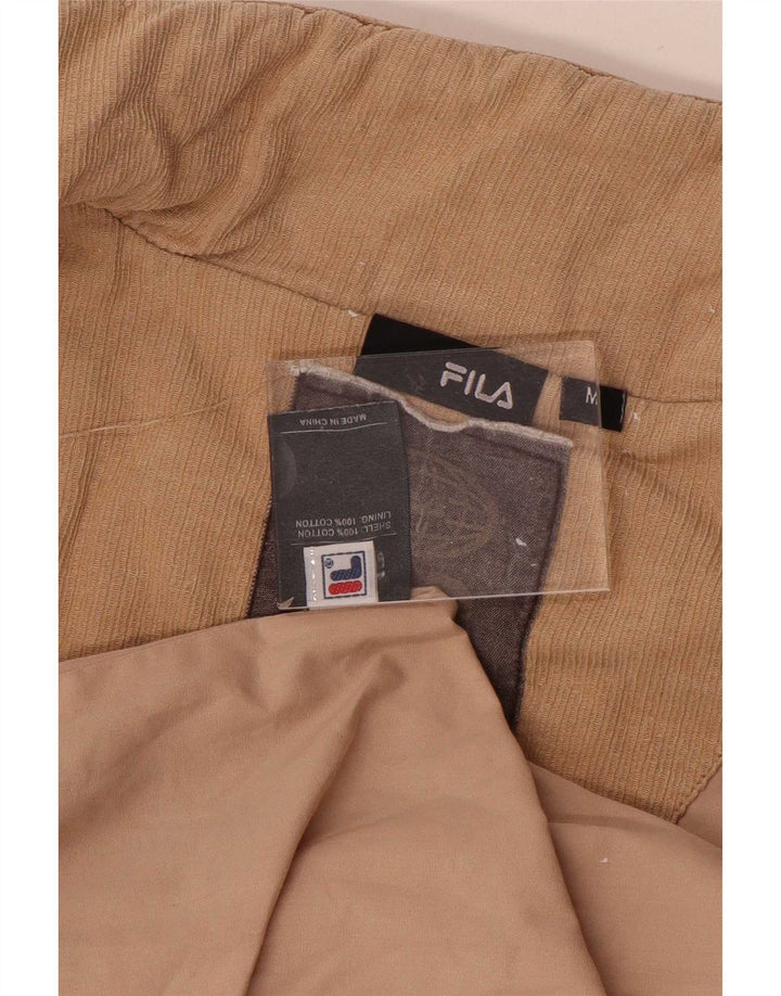Мужской утепленный жилет Fila UK 38, средний бежевый, хлопок
