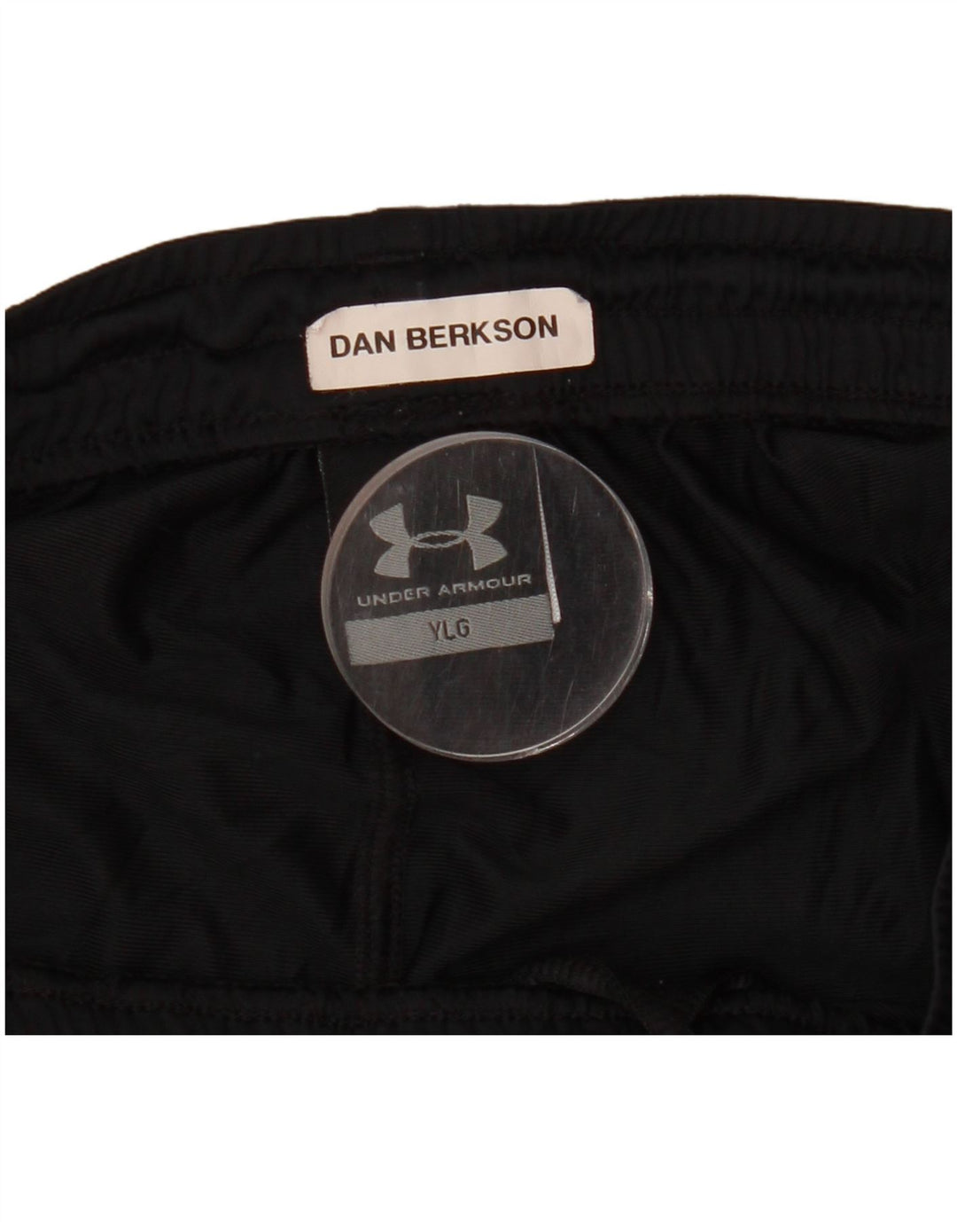 Спортивные шорты UNDER ARMOR для мальчиков 11–12 лет, большие черные из полиэстера