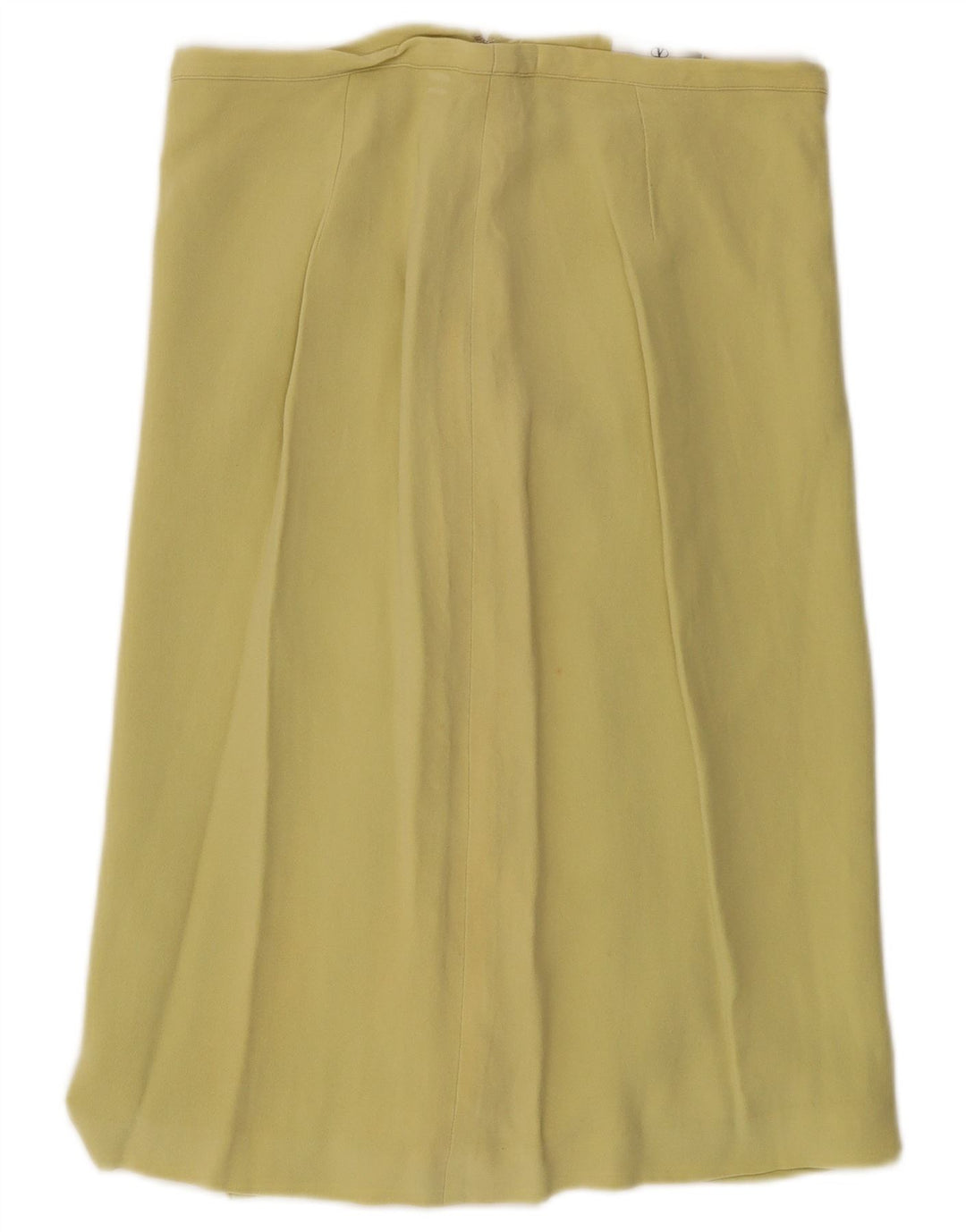 VALENTINO Женская прямая юбка UK 14 Medium W30 Желтая