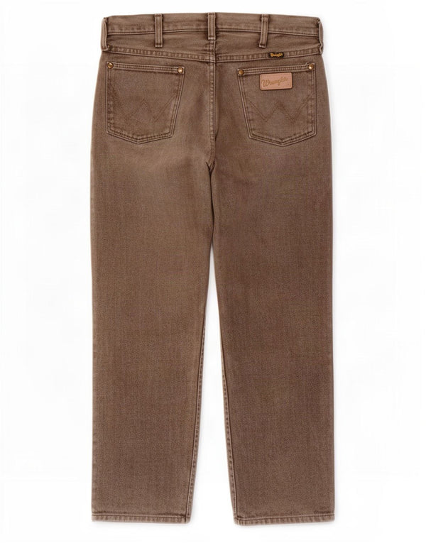 Джинсы мужские прямые Wrangler W32 L28 коричневые