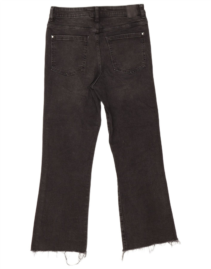 Женские джинсы Bootcut Zara EU 40 Medium W30 L26, черный хлопок