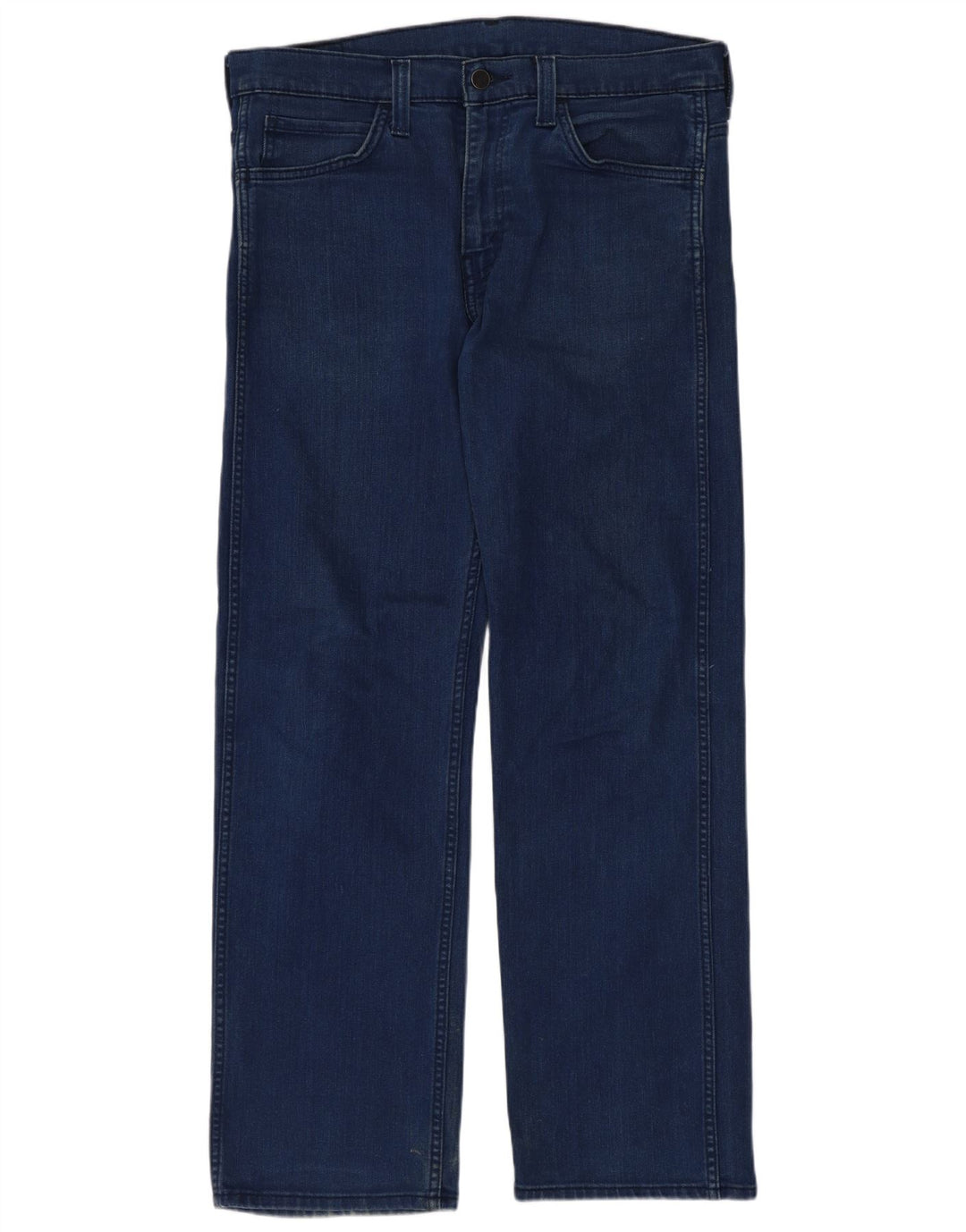 Мужские прямые джинсы Levi's W32 L32 темно-синие, хлопок