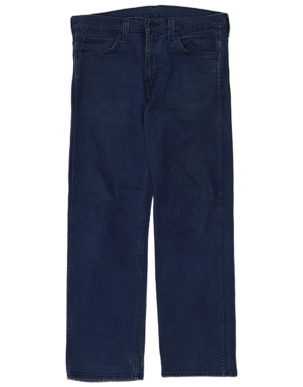 Мужские прямые джинсы Levi's W32 L32 темно-синие, хлопок