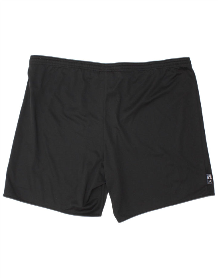 Мужские спортивные шорты Adidas Climalite, большие черные из полиэстера