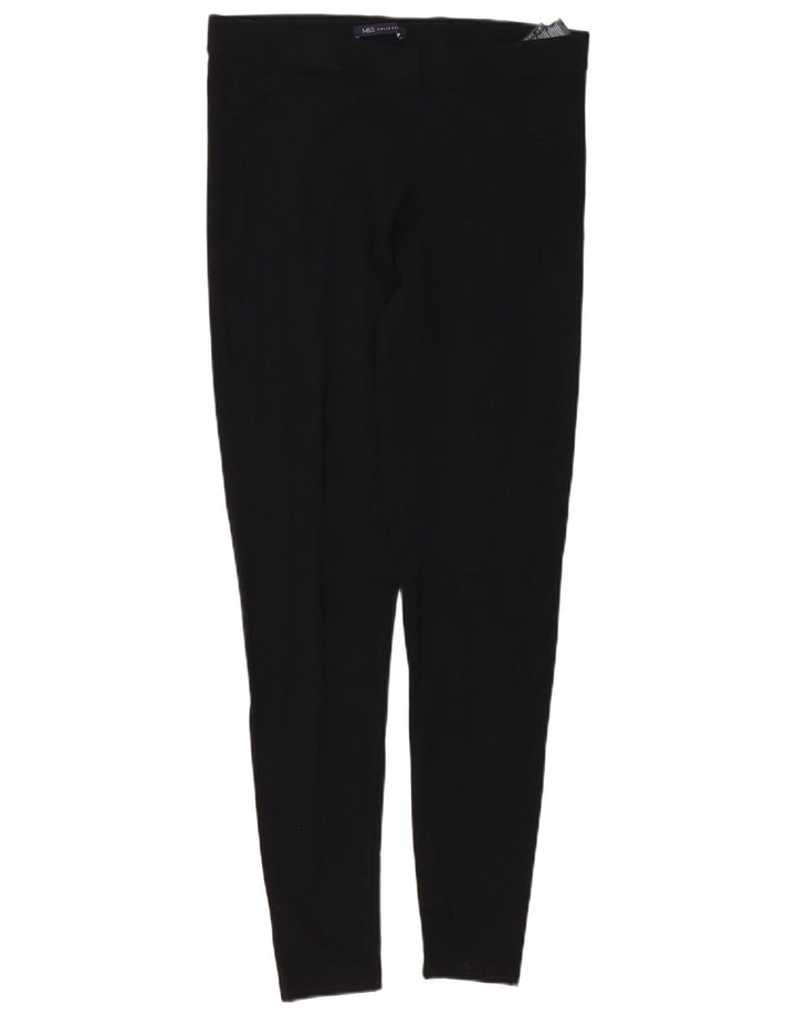 Женские леггинсы Marks & Spencer UK 14, большие черные хлопковые