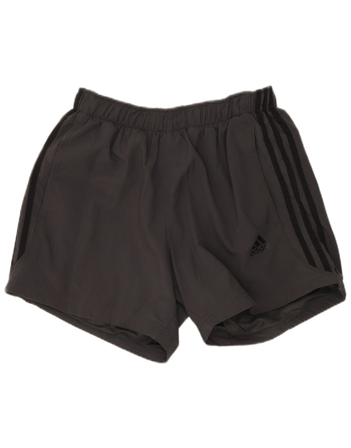Adidas Мужские обычные спортивные шорты Medium W30 L4 Серые спортивные шорты из полиэстера