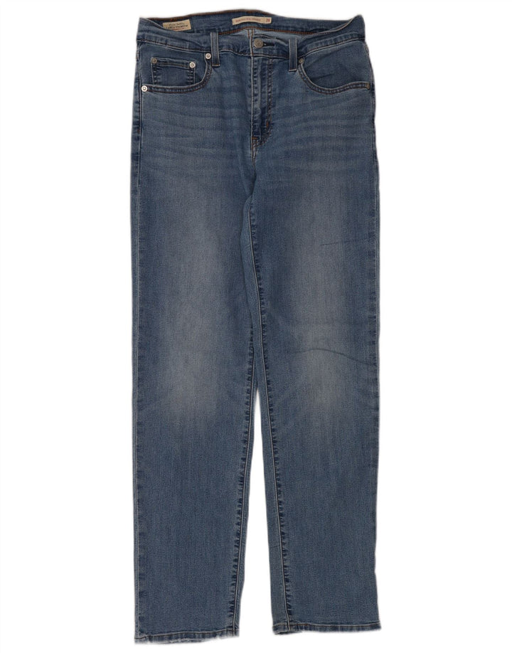 Женские прямые джинсы Levi's 724 с высокой посадкой W29 L30 синие