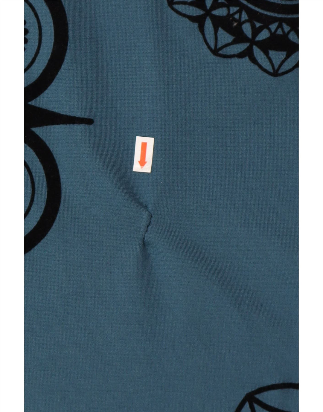 DESIGUAL Womens Graphic Sheath Dress UK 14 Large Blue Vintage Desigual and Second-Hand Desigual from Messina Hembry 
