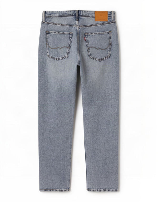 Мужские прямые джинсы Jack & Jones W34 L32 синие, хлопок