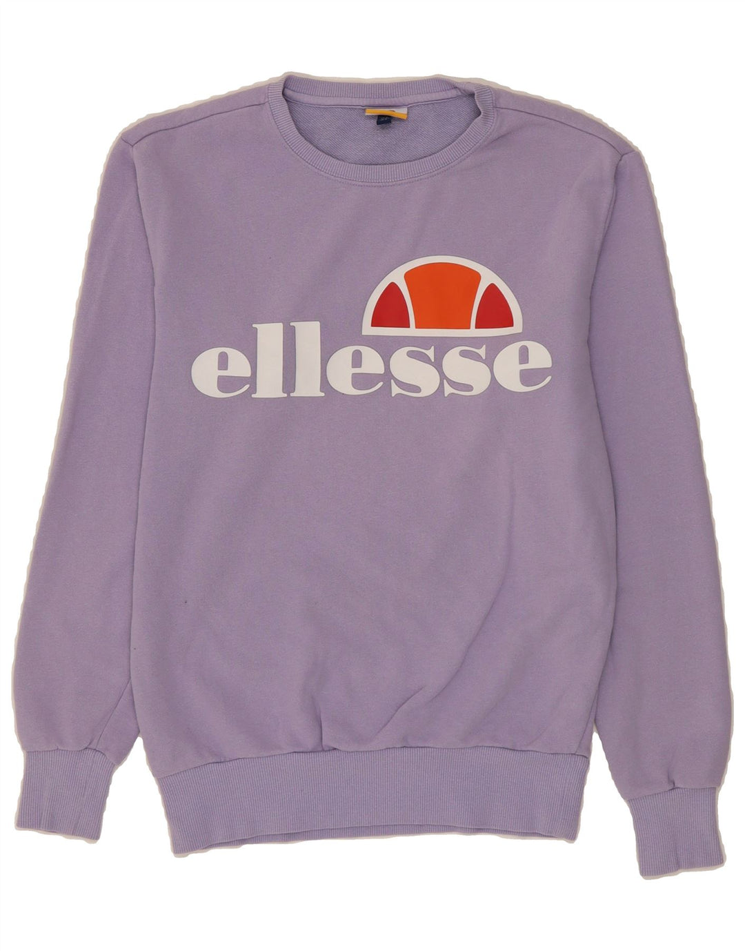 ELLESSE Mens Graphic Sweatshirt Jumper Small Purple Cotton Vintage Ellesse and Second-Hand Ellesse from Messina Hembry 