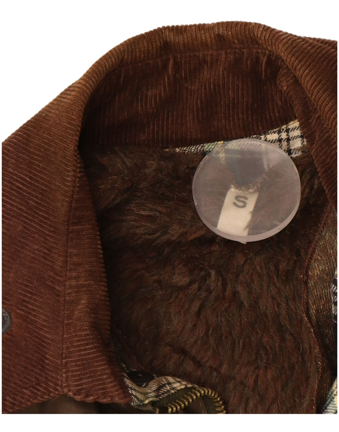 Винтажная мужская куртка свободного покроя из вощеного хлопка, Великобритания, 36, маленький размер, цвет хаки, полиэстер