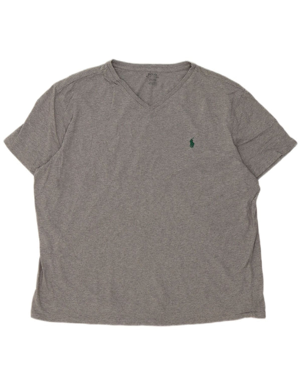 Мужская футболка Polo Ralph Lauren 2XL, серый хлопок
