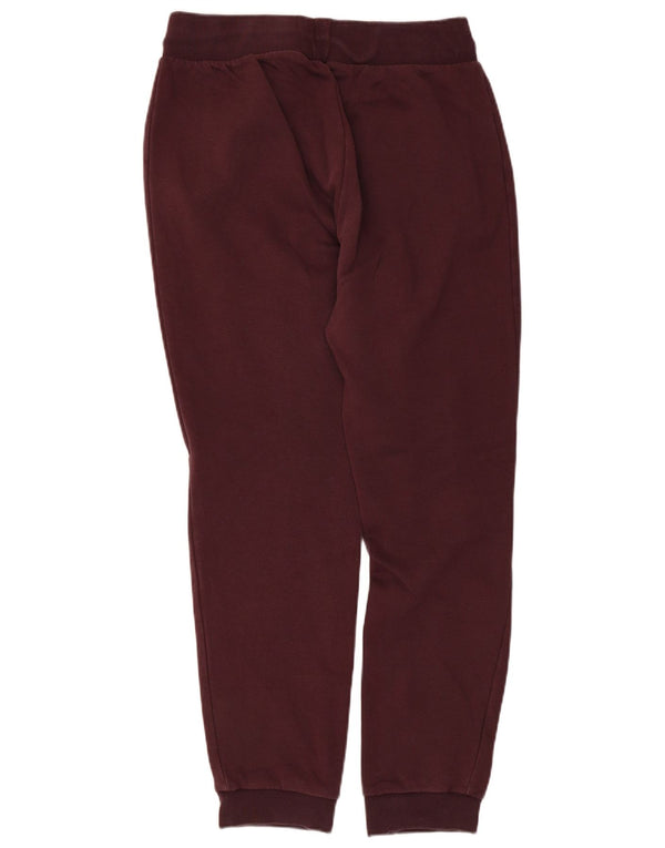 Женские спортивные брюки Adidas Joggers UK 14, средний бордовый хлопок, хлопок