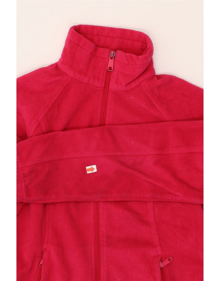 COLUMBIA Womens Fleece Jacket UK 10 Small Pink Polyester Vintage Columbia and Second-Hand Columbia from Messina Hembry 