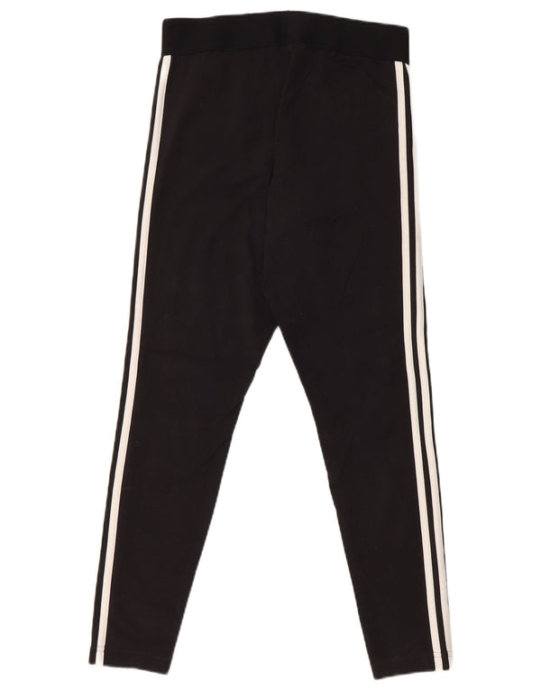 Женские леггинсы Adidas UK 12/14, средний черный хлопок, черный
