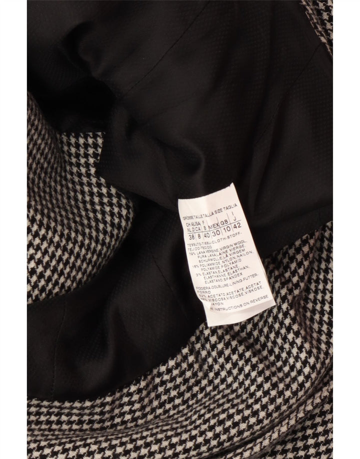 MAX MARA Женский комплект из 2 предметов юбки на 4 пуговицах, Великобритания, 10 маленьких размеров, W28, серый, классический