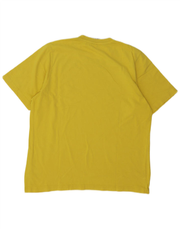 Adidas Мужская футболка Top Large Yellow Cotton