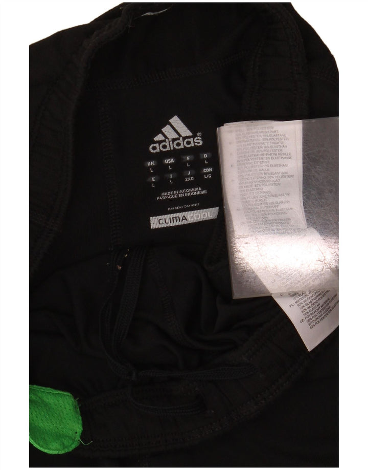 Мужские спортивные шорты Adidas Climacool, большие черные из полиэстера