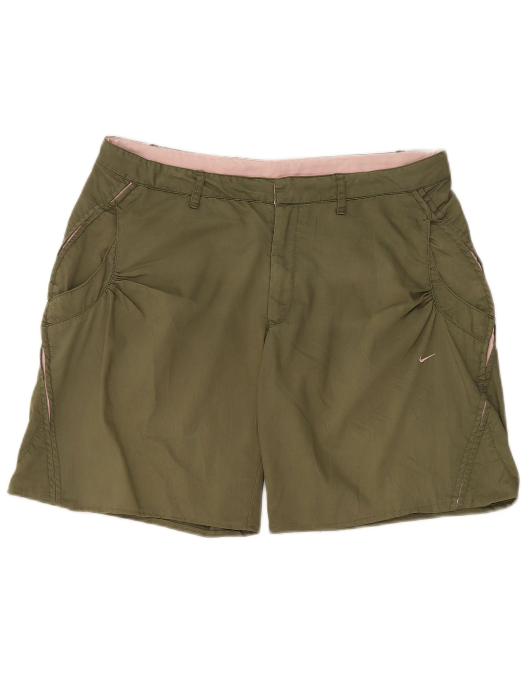 Женские шорты чинос Nike UK 12 Medium W32 Хаки Хлопок