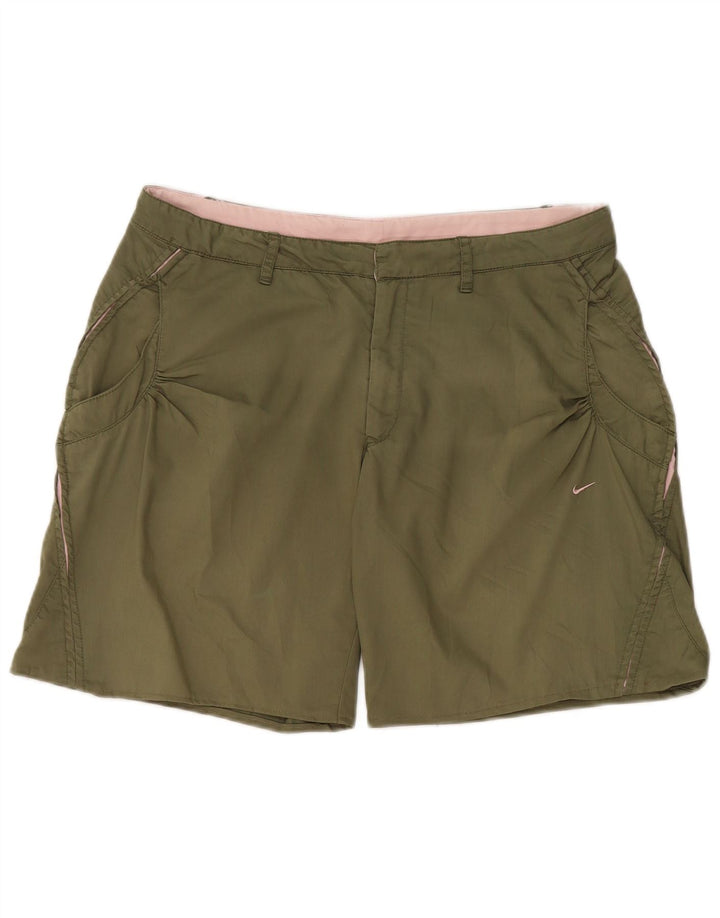Женские шорты чинос Nike UK 12 Medium W32 Хаки Хлопок