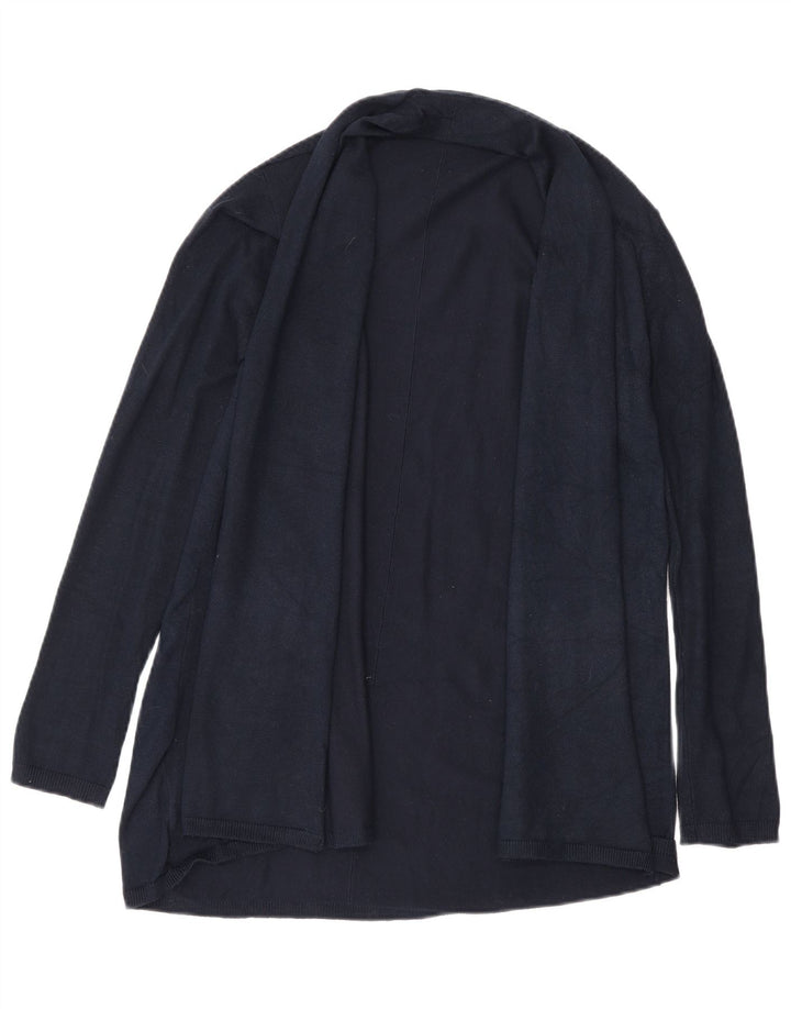 Женский открытый кардиган Zara UK 12, средний темно-синий