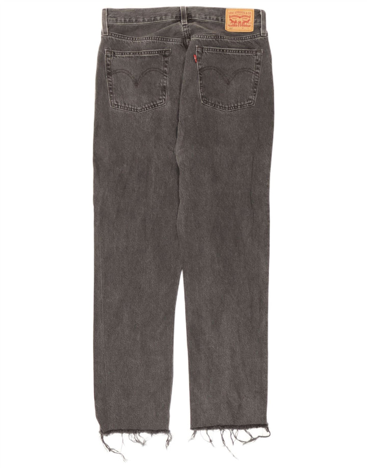 Женские прямые джинсы Levi's 501 W30 L30 серые, хлопок