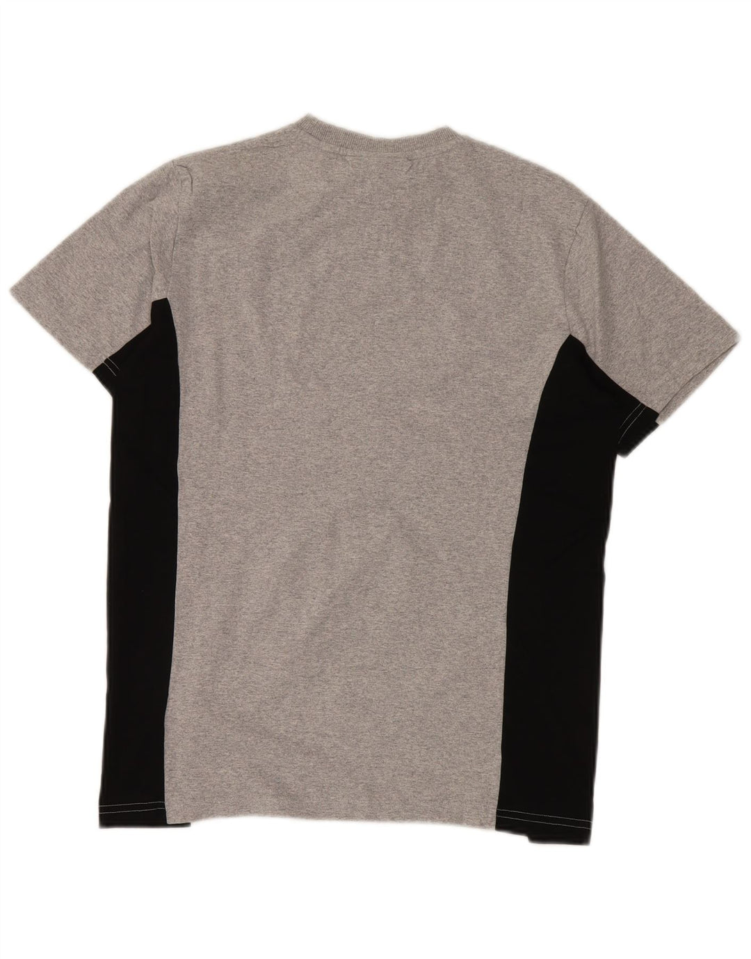 Мужская футболка Fila Top XS Серая, хлопок с цветными блоками