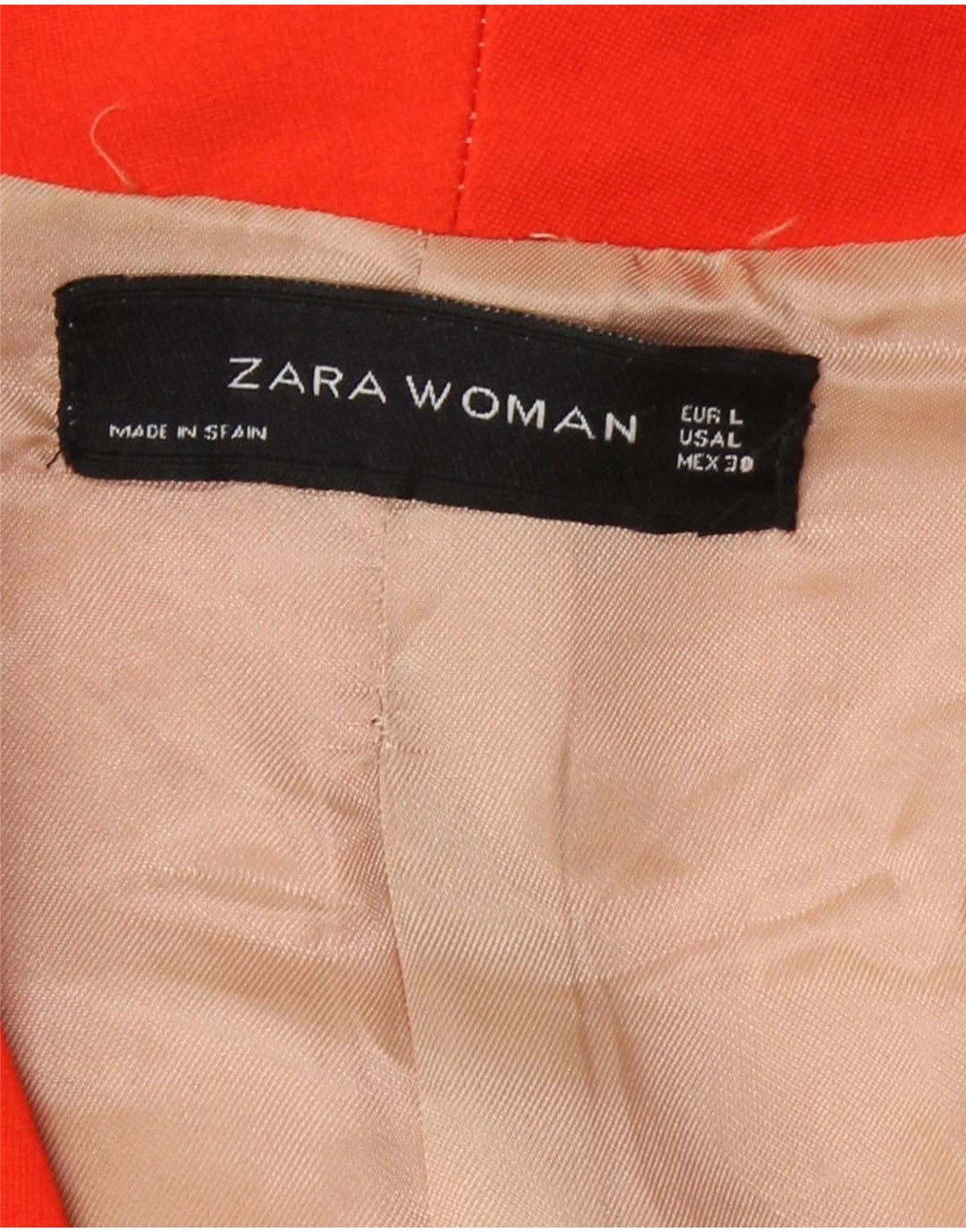 Женское болеро Zara UK 14, большой размер, оранжевый, вискоза