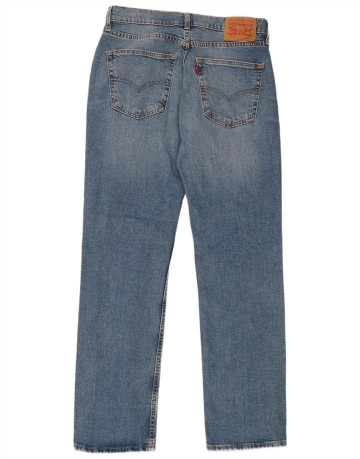Мужские прямые джинсы Levi's 514 W32 L32 синие, хлопок