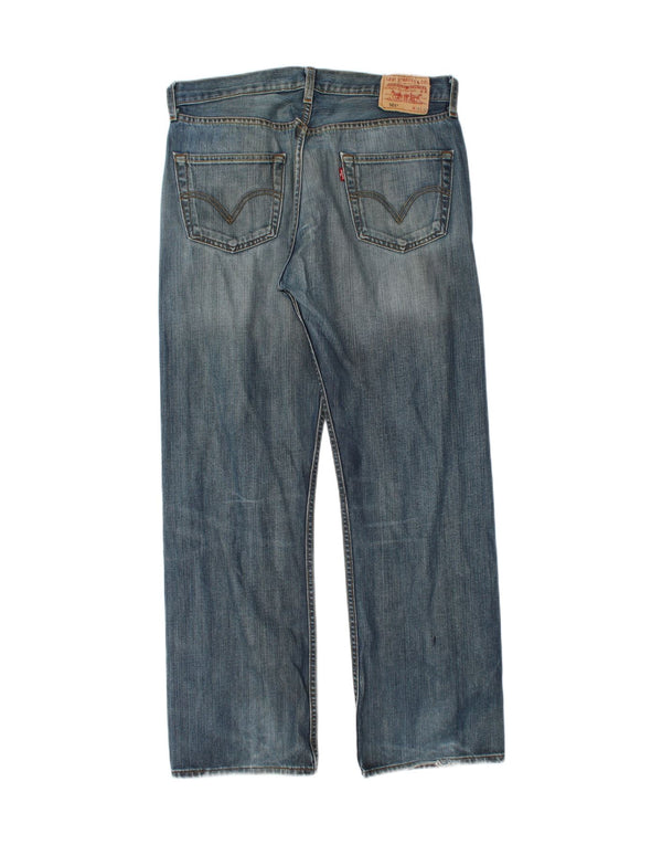 Мужские прямые джинсы Levi's 501 W36 L32 синие, хлопок