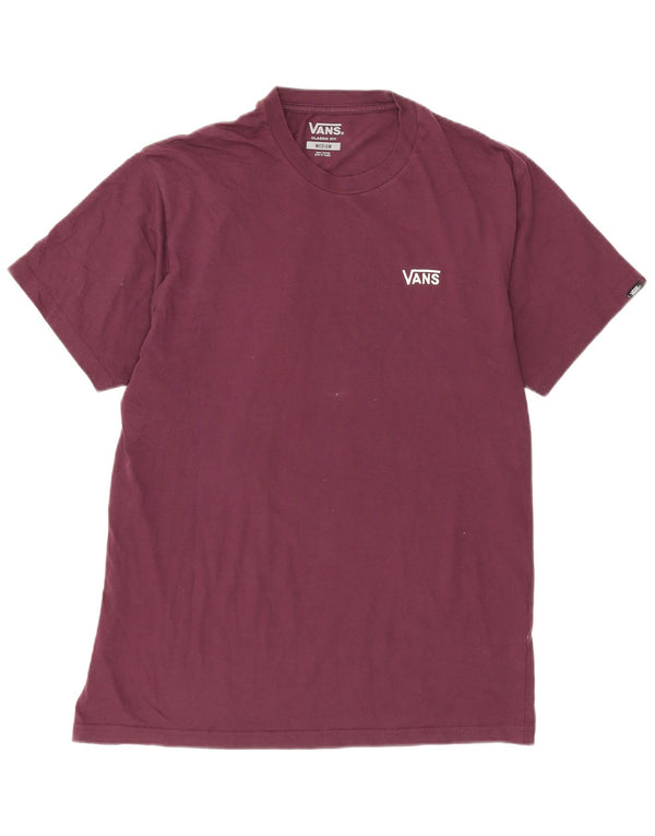 Vans Mens Classic Fit T-Shirt Top Medium Purple Cotton