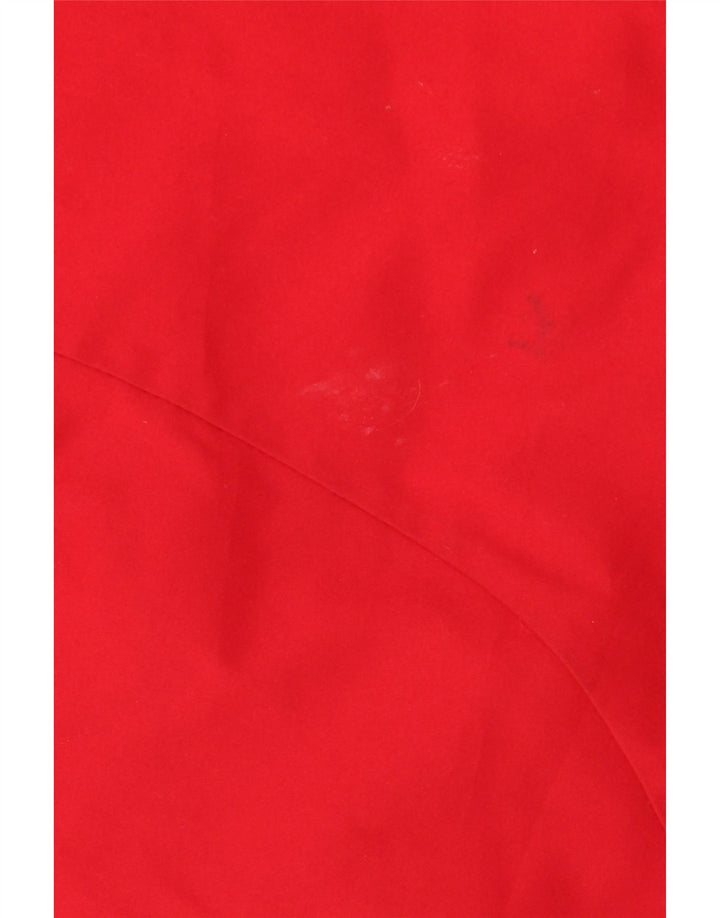 Мужская спортивная куртка Adidas UK 42/44, большой красный полиэстер с цветными блоками