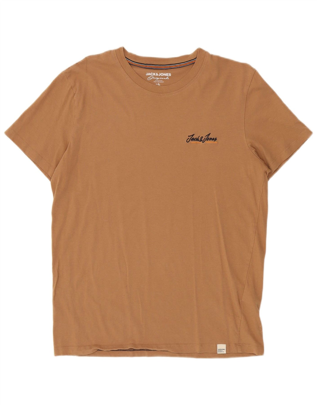 Мужская футболка Jack & Jones, большой коричневый хлопок